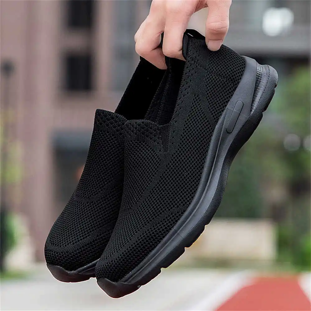 Home Gym Old School - Tanpa renda jaring sepatu bot pria,