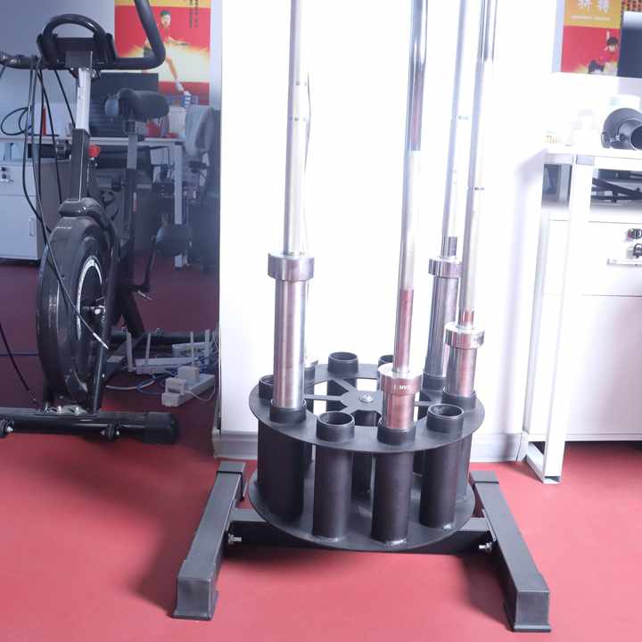 Barbell Curl Bar - Penyangga Barbel untuk Penyimpanan & Pengaturan