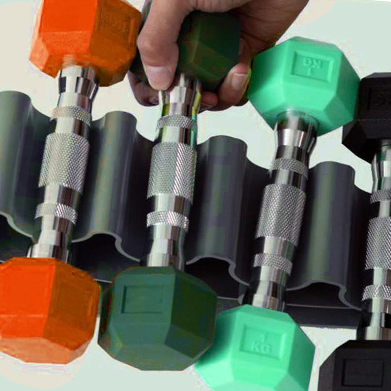 Home Gym For Small Spaces - Rak Dumbbell Plastik Sepasang, Organizer Kompak