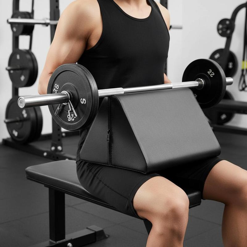 Home Gym For Small Spaces - Bantal Latihan Bisep 7.4x6x13.4in Untuk Gym