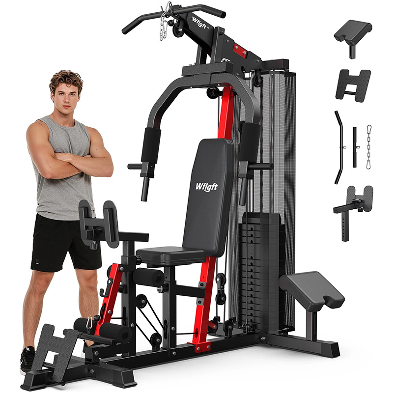 Home Gym Full Setup - Peralatan Olahraga Pooboo Home Gym dengan