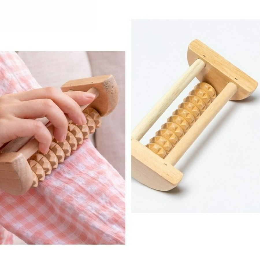 2Pcs Set Roller Pijat Kayu: Ro - Home Gym Essentials ulasan dan harga