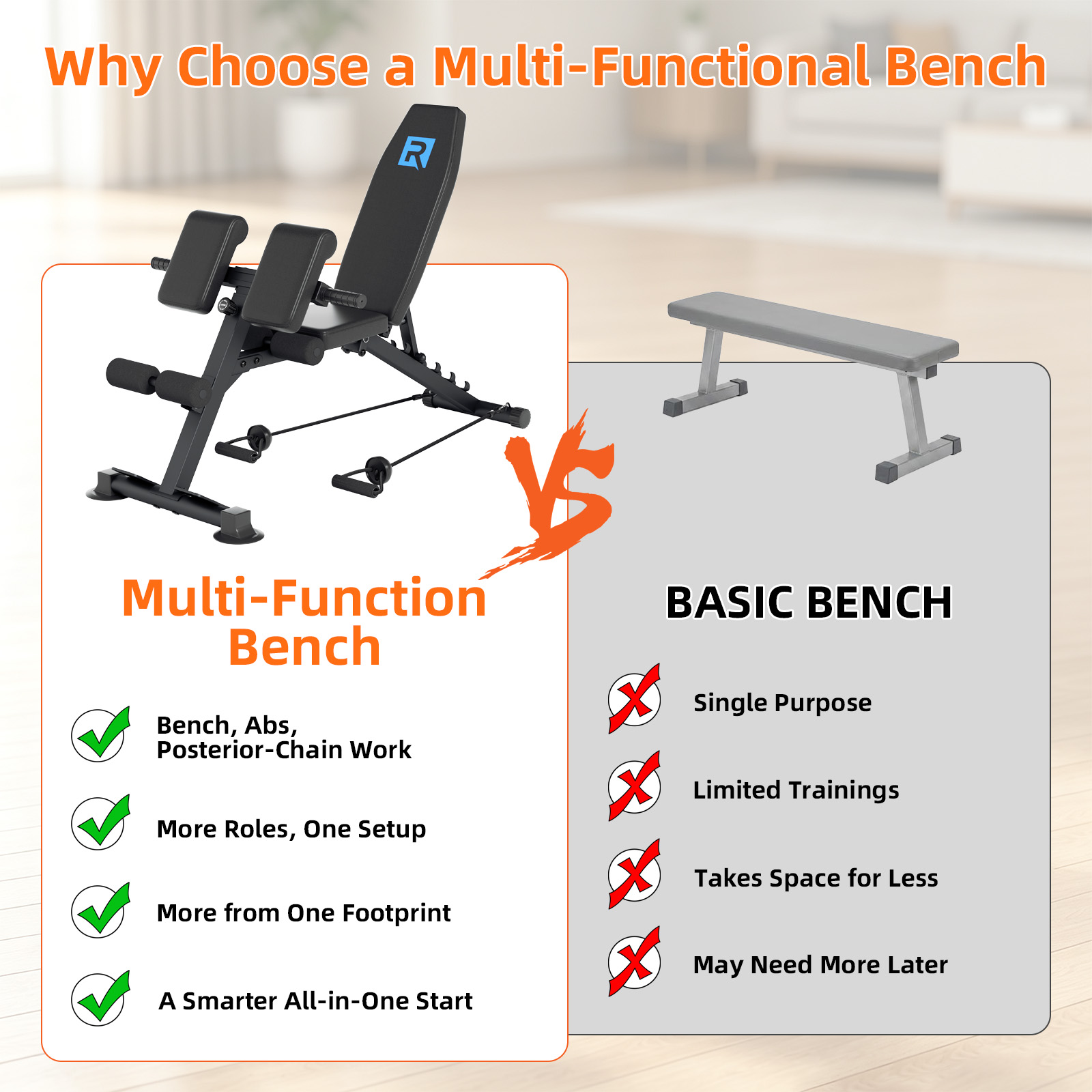 Bangku Beban Multi-Fungsi yang - Home Gym Full Setup ulasan dan harga
