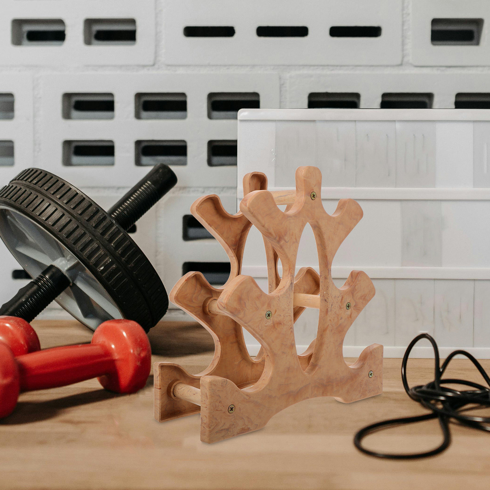 Rak Dumbbell Kecil Finishing N - Home Gym For Small Spaces ulasan dan harga