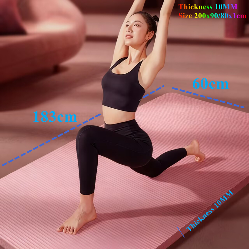 Alas Yoga Anti Selip Ekstra Te - Gymnastics Mat Thick ulasan dan harga