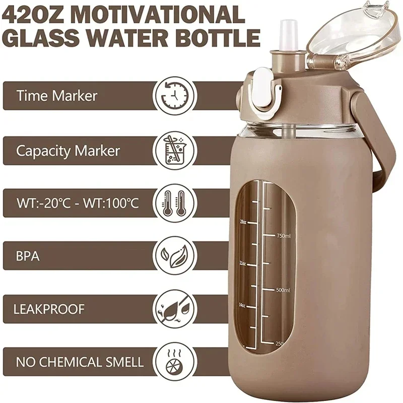 Botol Air Kaca 1000ML Dengan S - Home Gym Kettler ulasan dan harga