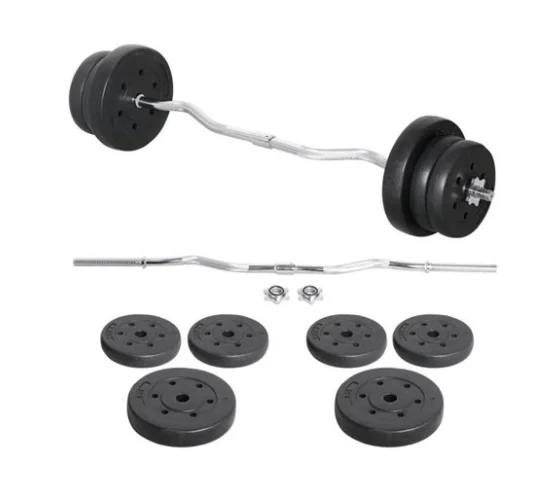 Set Barbel Dumbbell 1.2m 20kg  - Barbell Curl Bar ulasan dan harga