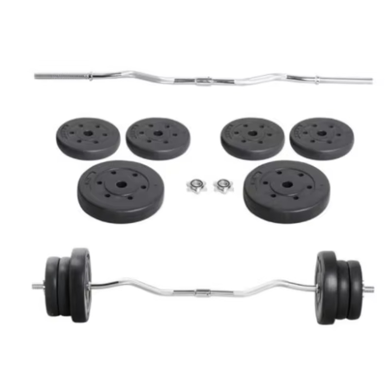 Set Barbel Dumbbell 1.2m 20kg  - Barbell Curl Bar ulasan dan harga