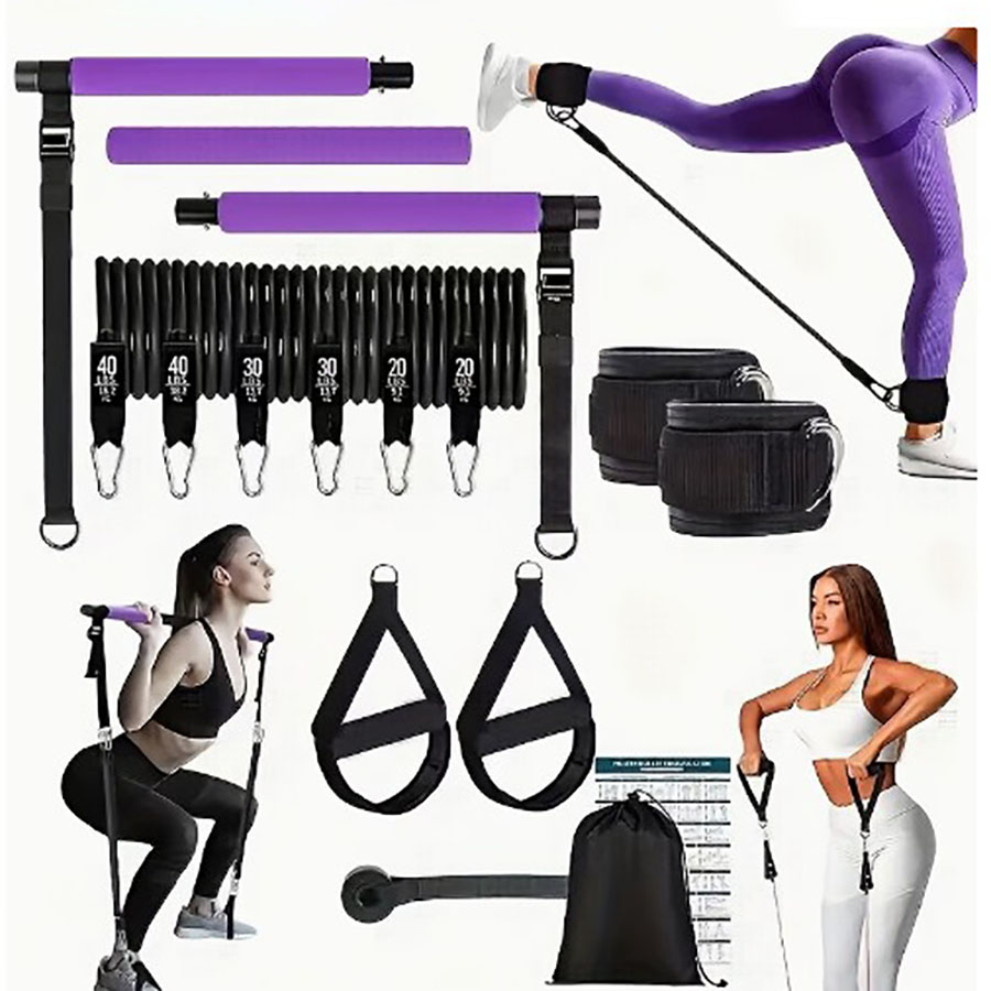 Resistance Band 180lbs dengan  - Home Gym Full Setup ulasan dan harga