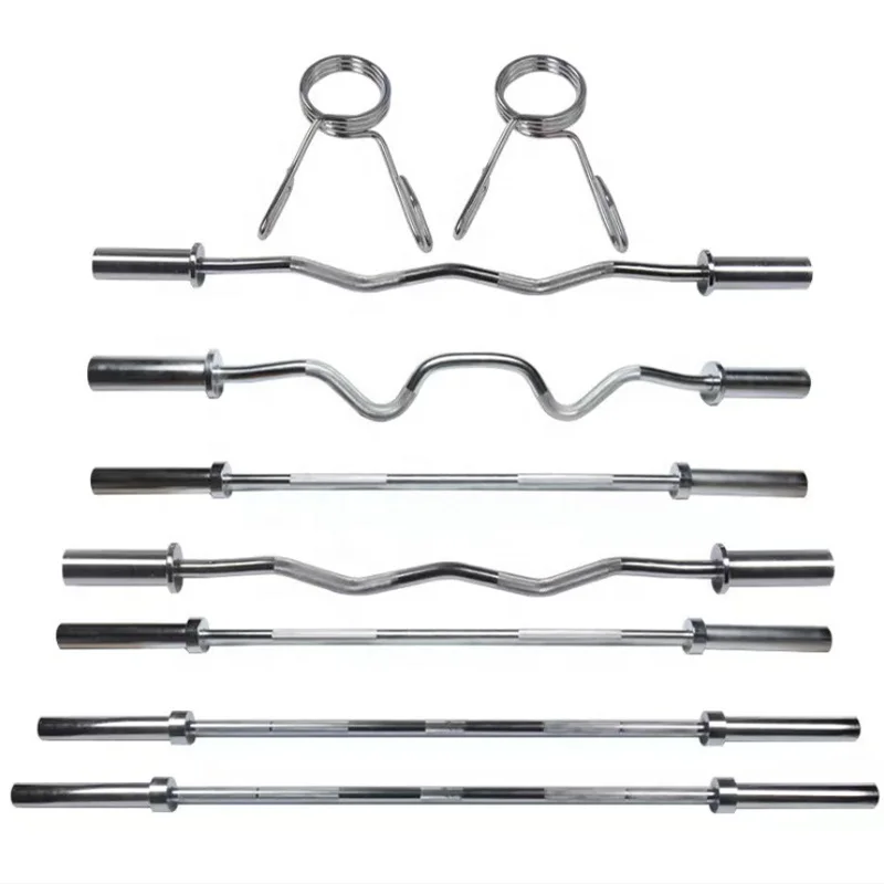 Barbell Bar Krom Khusus untuk  - Barbell Curl Bar ulasan dan harga