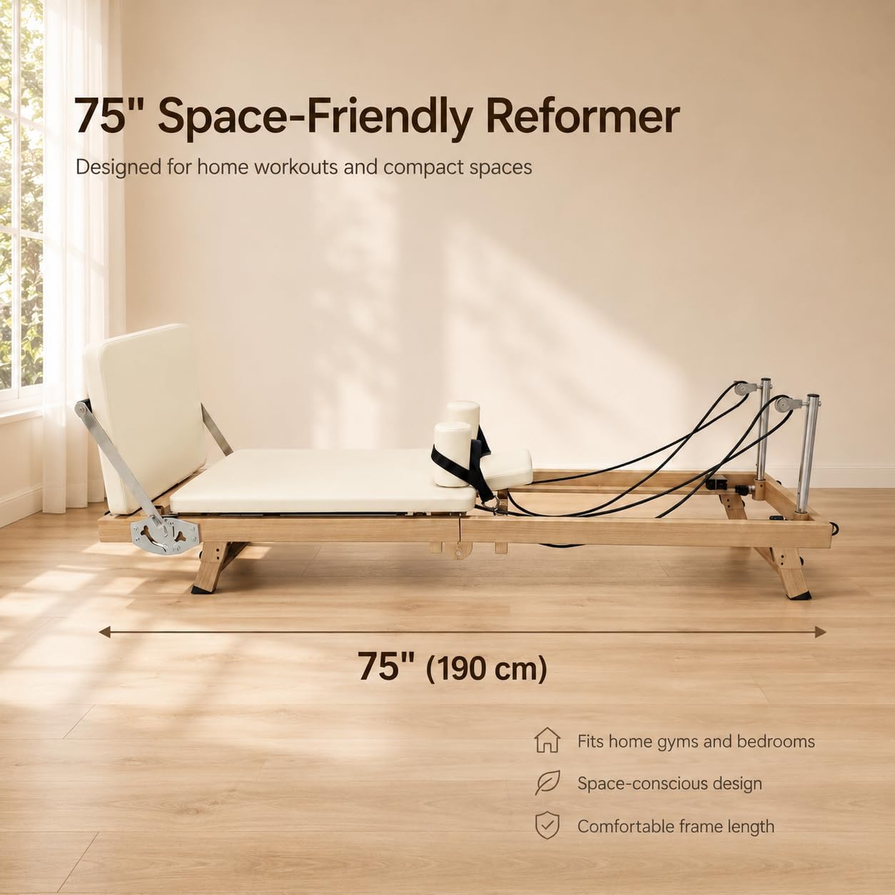 Mesin Pilates Reformer Lipat 7 - Home Gym Full Setup ulasan dan harga