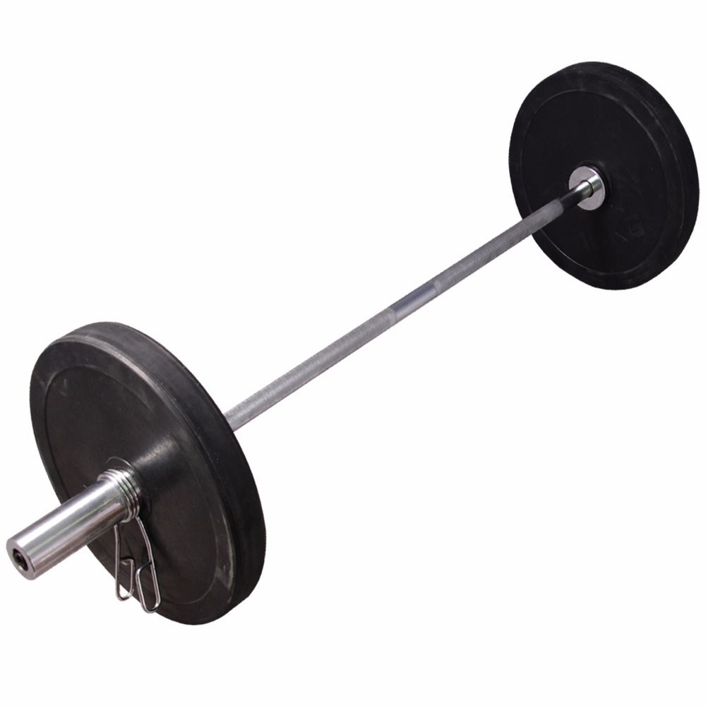 Latihan Kebugaran Olahraga Sen - Barbell Curl Bar ulasan dan harga