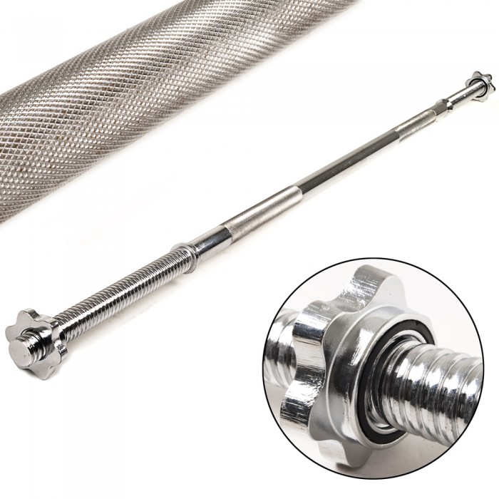 Latihan Kebugaran Olahraga Sen - Barbell Curl Bar ulasan dan harga