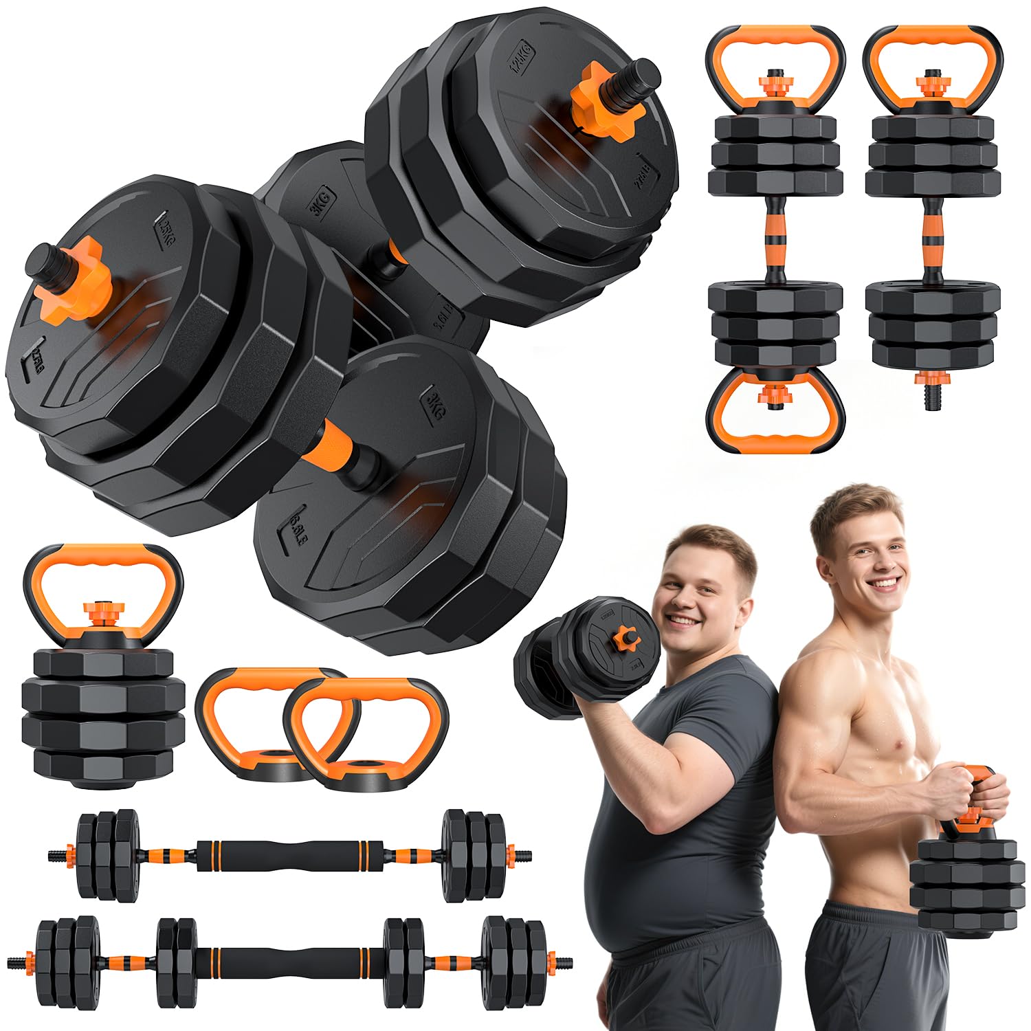 Dumbbell 5-in-1 yang Dapat Dis - Home Gym Used ulasan dan harga