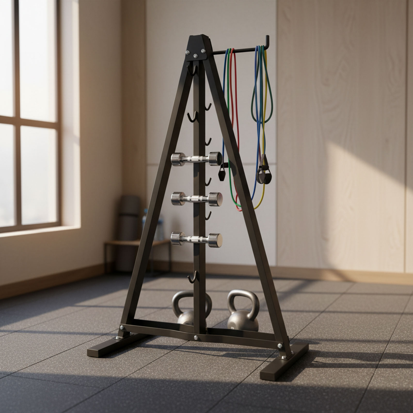 Rak Penyimpanan Alat Latihan L - Home Gym On Wall ulasan dan harga