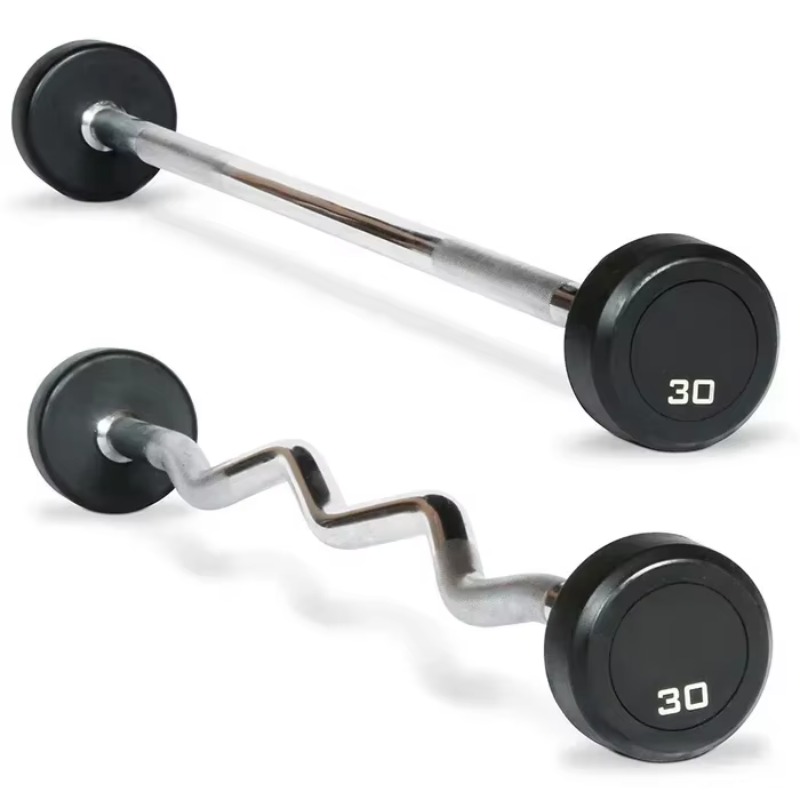 Set Barbel Batang Tetap Berlap - Barbell Curl Bar ulasan dan harga
