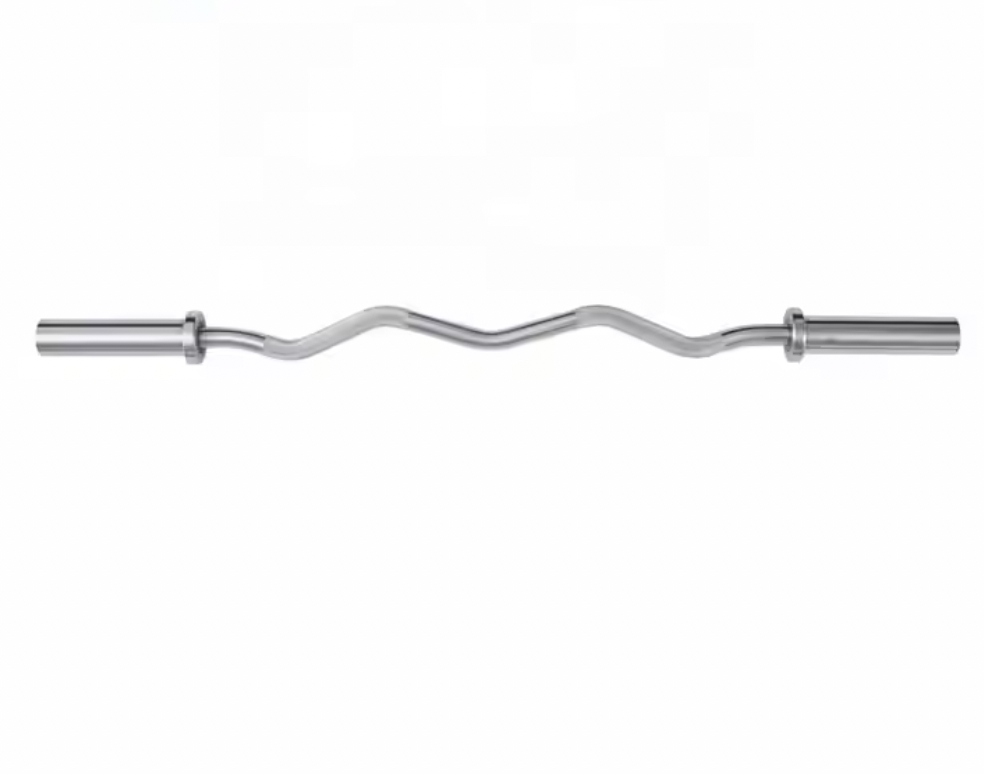 Barbel E-z Curl Krom Keras Ber - Barbell Curl Bar ulasan dan harga