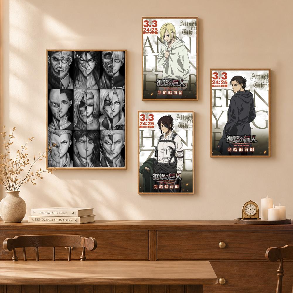 Poster Anime A-Attack on Titan - Home Gym On Wall ulasan dan harga