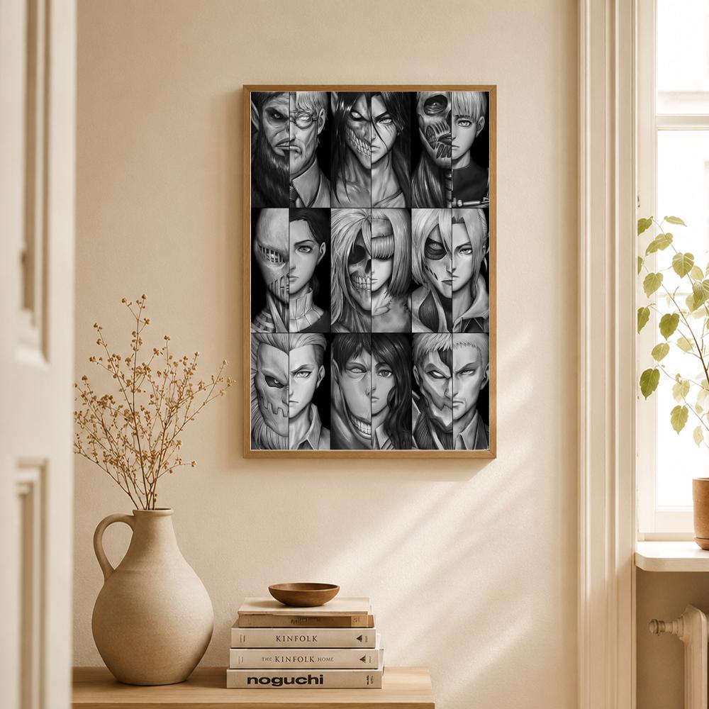 Poster Anime A-Attack on Titan - Home Gym On Wall ulasan dan harga