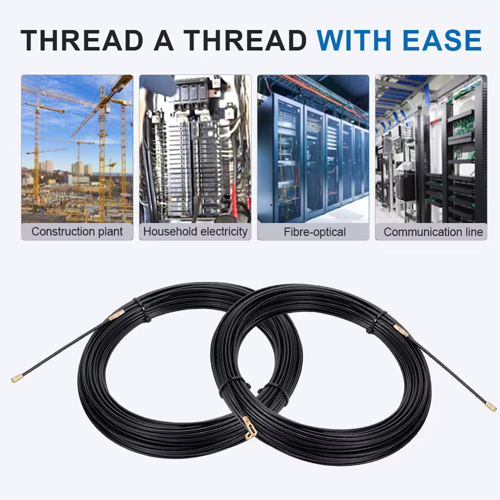 Penarik Kabel Nilon 3mm 5M-40M - Cable Pulley System ulasan dan harga
