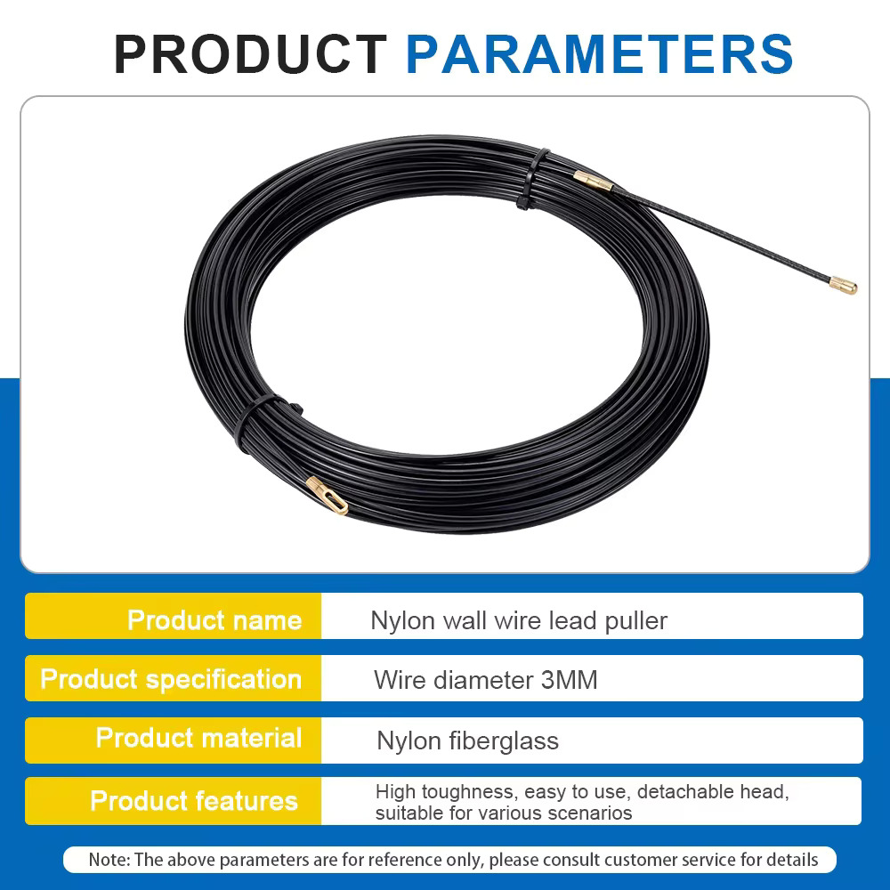 Penarik Kabel Nilon 3mm 5M-40M - Cable Pulley System ulasan dan harga