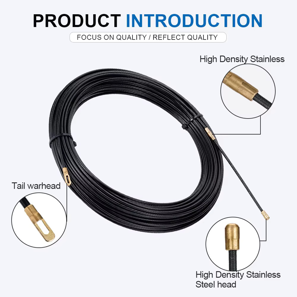Penarik Kabel Nilon 3mm 5M-40M - Cable Pulley System ulasan dan harga