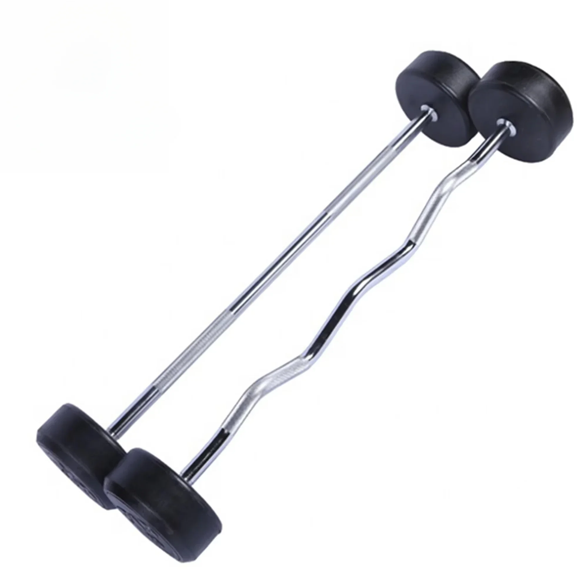 Barbel Karet Lurus untuk Angka - Barbell Curl Bar ulasan dan harga