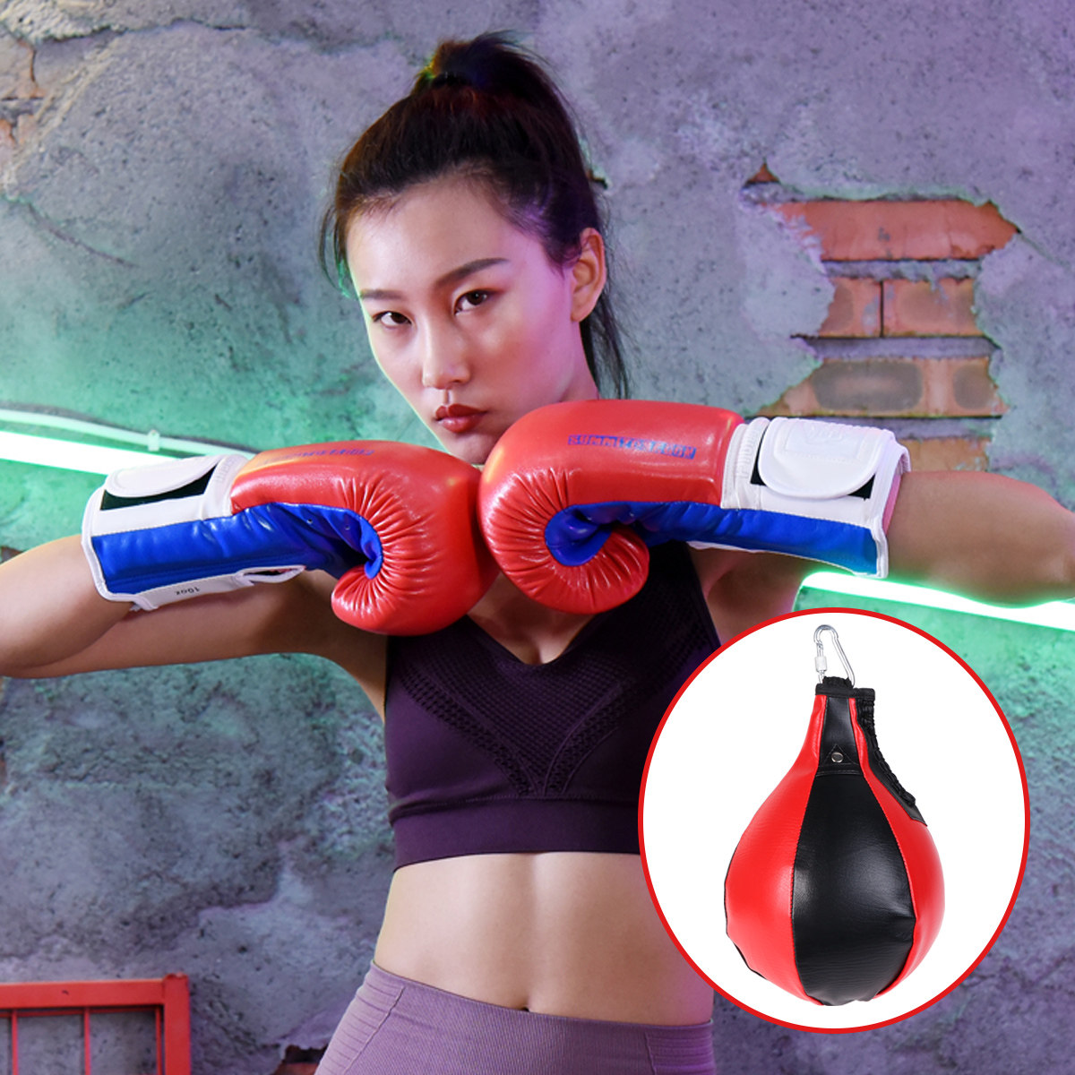 1 Buah Bola Kecepatan Bentuk P - Speed Bag Boxing ulasan dan harga