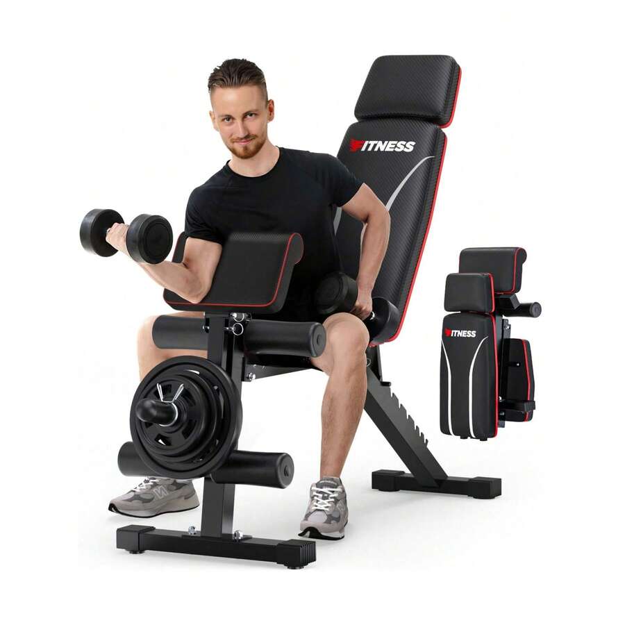 Bangku Angkat Beban 7 Posisi y - Home Gym Full Setup ulasan dan harga
