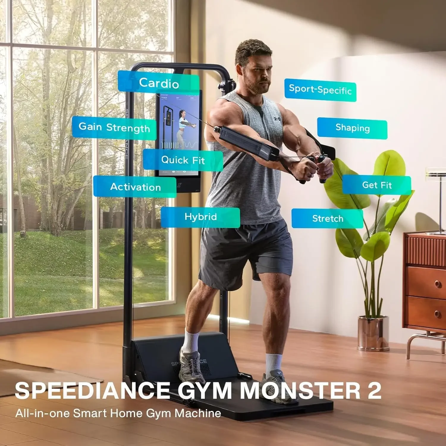 Gym Monster 2 Smart Home Gym,  - Home Gym Full Setup ulasan dan harga