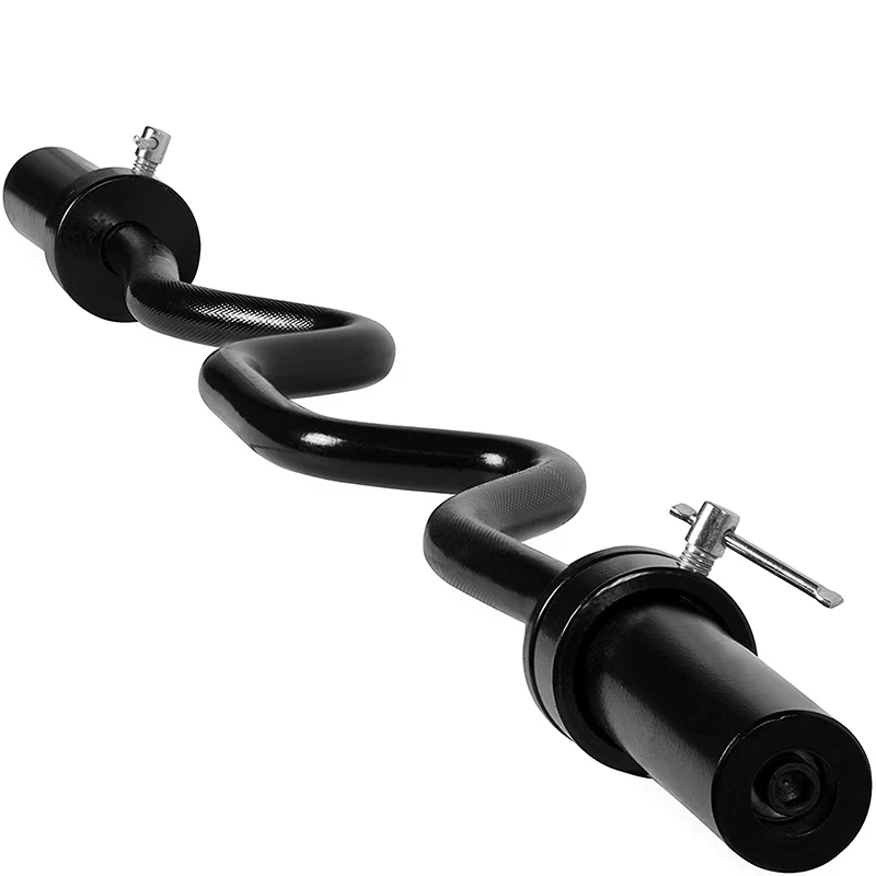 Produk Baru Fitness Steel Curv - Barbell Curl Bar ulasan dan harga
